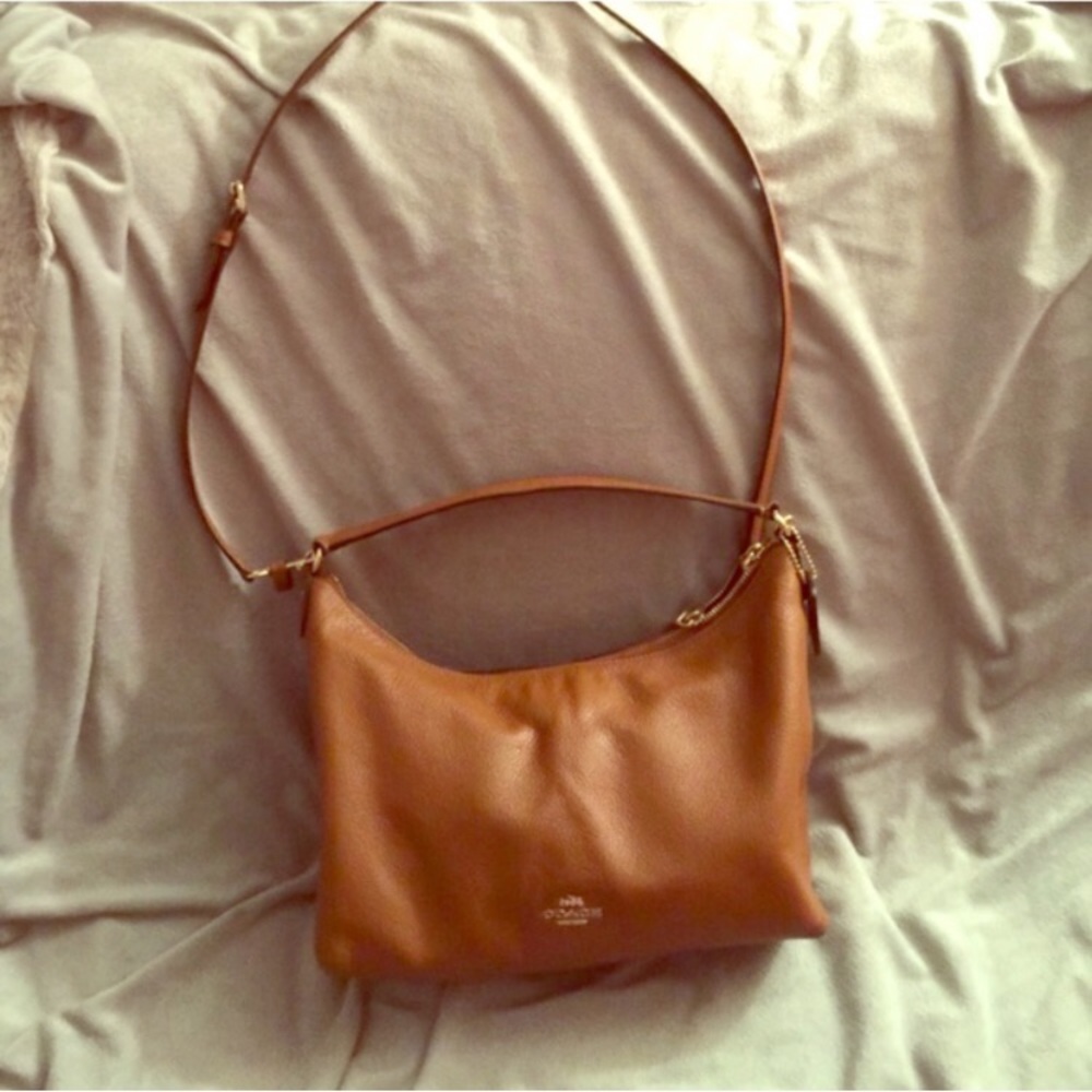 Coach Chelsea hobo purse saddle